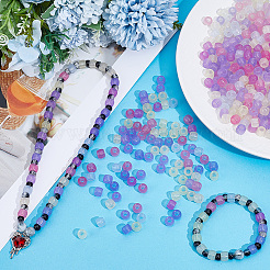 800 perles en plastique transparentes&nbsp;KY-PA0001-19B
