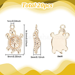 20 шт. Латунные подвески KK-GO0001-19