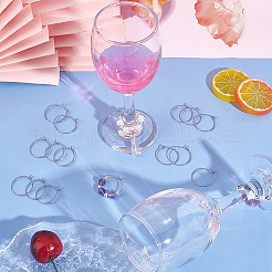 120 шт. фурнитура для сережек-колец из хирургической нержавеющей стали 316 STAS-UN0043-03