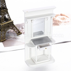 Ornements miniatures de coiffeuse en bois&nbsp;PW-WGE074C-01