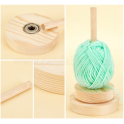Essoreuse à fil de bois rotative&nbsp;DIY-WH0319-17