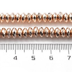 Гальванические нити из синтетических немагнитных гематитовых бусин G-I260-08D