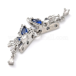 Латунные микро проложить кубического циркония слайд подвески KK-G503-37P-02