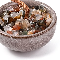 Украшение елки из натуральной гранатовой крошки DJEW-M012-02N