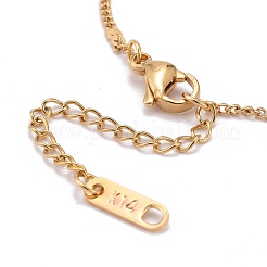 Изготовление браслета-цепочки Фигаро из нержавеющей стали 304 AJEW-JB00967