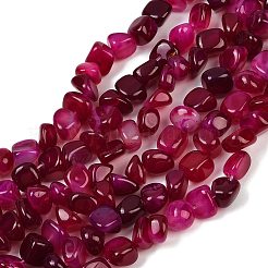 Chapelets de perles d'agate naturelle&nbsp;X-G-H295-B01-11