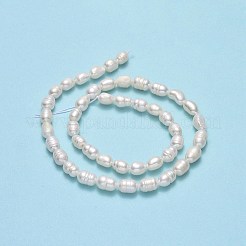 Brins de perles de culture d'eau douce naturelles&nbsp;PEAR-J006-18B-01A