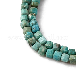 Хубэй природных бирюзовый бисер нитей G-C009-B12-B