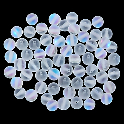 120 шт. синтетические бусины из лунного камня&nbsp;G-PA0001-75B