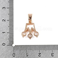 Латунные микро проложить кубического циркония подвески&nbsp;KK-E795-06KCG-02