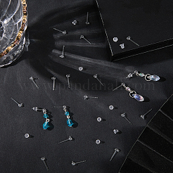 200 шт. фурнитура для сережек-гвоздиков из смолы FIND-SP0003-63