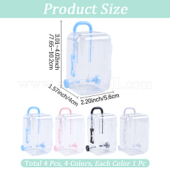 4 шт. 4-цветные чемоданы CON-CN0001-09