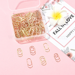 120 шт. 6 вида овальных железных скрепок&nbsp;AJEW-SP0003-02