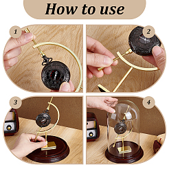 1 шт. держатель сферы из нержавеющей стали штангенциркуль подставки для минералов ODIS-PH0001-95