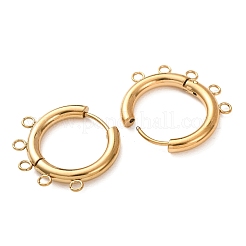 Boucles d'oreilles créoles en acier inoxydable 304&nbsp;STAS-D183-02G-G