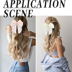 4 шт. 4 стиля тканевые заколки-банты из кожи аллигатора&nbsp;PHAR-SP0001-17B