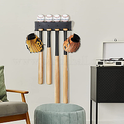 4-fach-Baseballschläger-Ausstellungsständer aus Eisen zur Wandmontage&nbsp;ODIS-WH0696-197