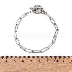 Браслеты-скрепки из нержавеющей стали 304 BJEW-JB04967