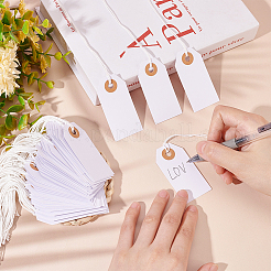 100шт бумажные пустые подарочные подвесные бирки ODIS-WH0020-94