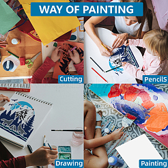 1 шт. трафареты для рисования домашних животных DIY-MA0005-57