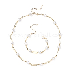 Комплекты ювелирных изделий из латуни SJEW-JS01347