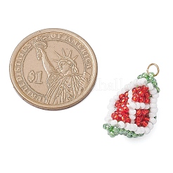 Подвески в виде фруктов из стеклянных бусин&nbsp;PALLOY-MZ00894-01