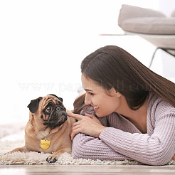 16шт 4 цвета алюминиевые заготовки подвески&nbsp;ALUM-FH0001-05