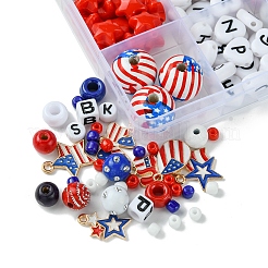 Наборы для изготовления ювелирных изделий своими руками ко Дню независимости DIY-FS0006-52