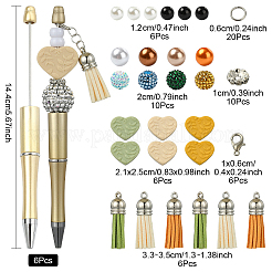 Наборы для изготовления самодельных пластиковых ручек-бусин&nbsp;DIY-YW0010-85