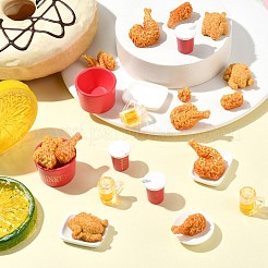 60 шт. 12 стиля миниатюрных украшений из смолы&nbsp;AJEW-CJ0001-76