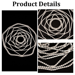 Кепка из сетки со стразами&nbsp;AJEW-WH0413-82C