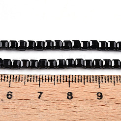 Натуральный черный кварцевых нитей бисера G-T141-60