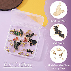 7 Stück 7 Stile DIY Legierung Emaille Anhänger Dekorationen Herstellung Kits&nbsp;FIND-TA0009-03