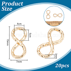 20 шт. латунные звенья/соединители&nbsp;KK-PH0012-93