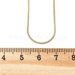 Ожерелья из змеиных цепей из нержавеющей стали 304 NJEW-O058-24G