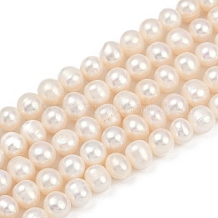 Нити из натурального культивированного пресноводного жемчуга&nbsp;PEAR-I007-07Y-04A