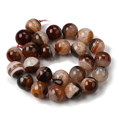 Природный агат бисер нитей&nbsp;G-F820-K06-16mm-01B