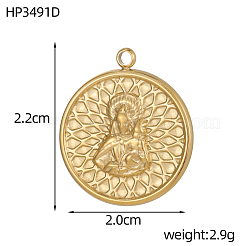 Подвески из нержавеющей стали 304&nbsp;STAS-OY010-34G