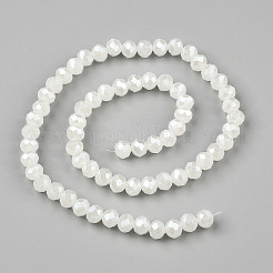 Chapelets de perles en verre électroplaqué&nbsp;LS-EGLA-A034-J10mm-A01