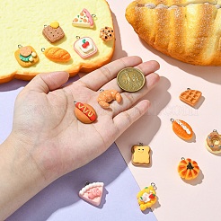 15шт 15 стиля непрозрачные подвески из смолы&nbsp;FIND-YW0005-78