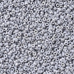 MIYUKIラウンドロカイユビーズ  日本製シードビーズ  (RR4558) ラブラドール マット  11/0  2x1.3mm  穴：0.8mm  約1100PCS /ボトル  10 G /ボトル&nbsp;SEED-JP0008-RR4558
