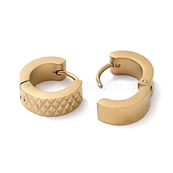 Серьги-кольца из нержавеющей стали 304 EJEW-Q781-02G