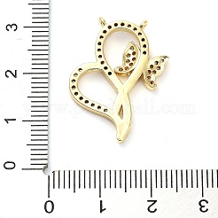 Латунные микро проложить кубического циркония подвески&nbsp;KK-L229-071G