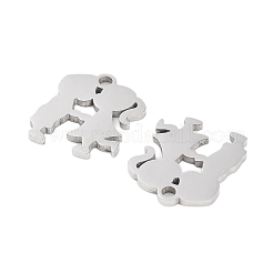 Не тускнеющие подвески из хирургической нержавеющей стали 316 STAS-C096-09A-P