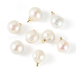 10 pendentif en perle baroque naturelle Keshi&nbsp;PALLOY-TA00377
