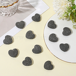 24 шт. Восковые бусины из натурального вулканического камня G-LT0001-03B