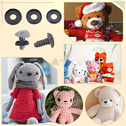 60 шт. 6 стиля пластиковых кукольных аксессуаров для век DOLL-GA0001-29