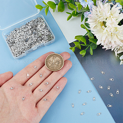 1000 шт. 316 хирургическая нержавеющая сталь цепочка язычков STAS-UN0053-18