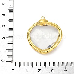 Messing Glas-Anhänger&nbsp;GL-CBA4231-01J-G