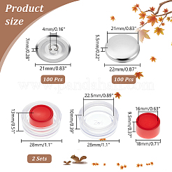 Набор для самостоятельного изготовления кнопок для крышки DIY-GA0006-05B
